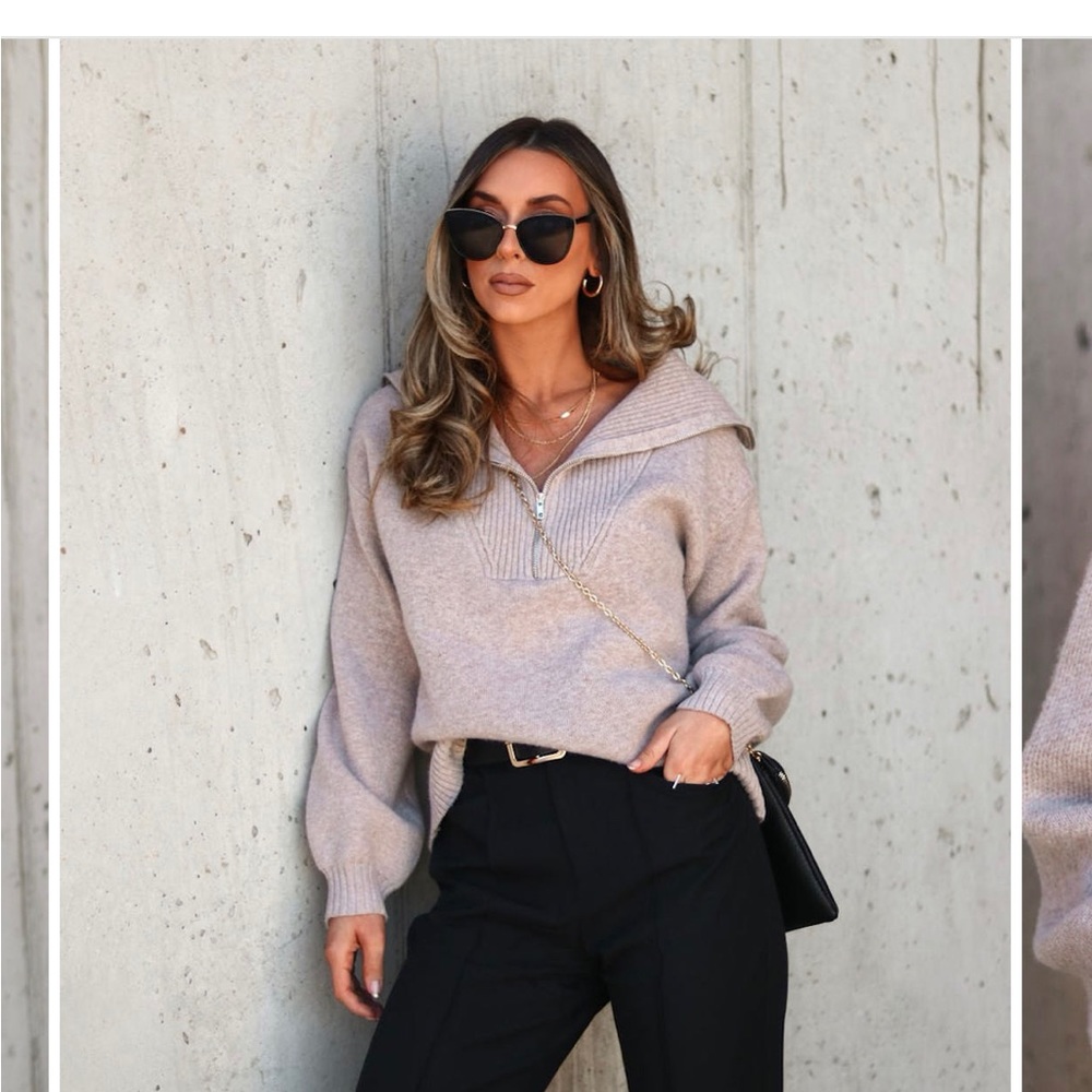Vici Half Zip Sweater